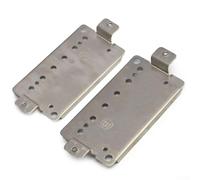 2 Pieces Humbucker Pickup Base Plate 50mm Neck 52mm for bridge Silver Alloy for Tele Style for gibson for fender Guitar Parts Fix(Each one)