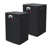 2 Pieces Indoor Portable Air Conditioner Cover, AC Unit Dustproof Storage Protection Cover for Mobile AC. Fits SereneLife 8000 BTU, ZAFRO 8,000 BTU, BLACK+DECKER etc 18.9"L x 15.7"Wx 29.5"H Black