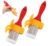 2 Pieces Interior Wall Concealed Corner Paint Brush Cutting in Paint Brush Edging Paint Brush for Home Office Room Wall Ceilings Edges Trim