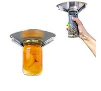 2 Pieces Jar Lid & Bottle Cap Opener Tool Upgraded Stainless Steel Under Cabinet Jar Opener Under Counter Jar Lid Cap Opener for Hand Weakness Arthritis and The Elderly