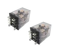 2 Pieces JQX-13F(D) 2Z AC 220V 10A Miniature High-Power Electromagnetic Relay