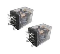 2 Pieces JQX-13F(D) 2Z DC 24V 10A Miniature High-Power Electromagnetic Relay