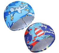 2 Pieces Kids Cute Swim Caps Cartoon Swimming Cap Elastic Polyester Swim Hat Bathing Cap for Boys Girls Aged 1-8 Years (Cute Style)