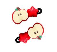 2 Pieces Kids Hairpins With Fruit Star Designs Forehead Side Bangs Clip Unique Designs Hairpins For Stylish Baby Girls