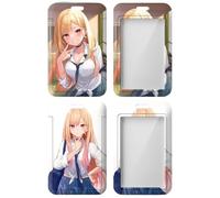 2 Pieces Lanyard Badge Holder Card Holder My Dress-Up Darling Kitagawa Sailor Anime | For ID Cards, Keys, Office, School, Transportation (2)