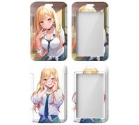 2 Pieces Lanyard Badge Holder Card Holder My Dress-Up Darling Kitagawa Sailor Anime | For ID Cards, Keys, Office, School, Transportation (4)
