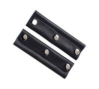 2 Pieces Leather Handle Wrap For Handbags Bucket Bags Luggage Grips With Buckle Suitcase Bag Covers Sleeve Beige Bag Protector