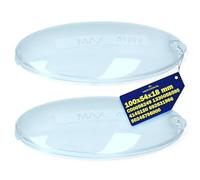2 Pieces Light Cover for Cooker Hood 100 x 54 x 18 mm with the Original Code C00058249 1330058595 4145150 50248796000 692831966 for Ariston for Electrolux for Aeg - MONTERAL