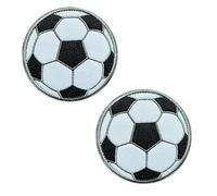2 Pieces Love Football Tactical Patch Military Hook & Loop Embroidered Applique Sport Football Emblem Patch for Bags Backpack Uniform Vest Clothes Outdoor Sport Jersey Biker or Collect