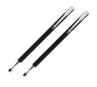 2 Pieces Magnet Pen,Black Telescopic Magnetic Pickup Tool,Telescopic Magnet,Extendable Magnetic Handheld Stick Pen Portable Magnetic Retrieval Pen,for Picking Up Bolt Screws Nuts Pins