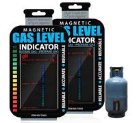 2 Pieces Magnetic Gas Bottle Level Indicator,Gas Level Indicator for Gas Bottles,Gas Bottle Level Indicator,for Butane,Propane,Lpg Fuel Tanks-Accurate and Reliable Measuring Device
