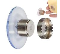 2 Pieces Magnetic Soap Dish Stainless Steel Wall Mounted Soap Holder Solid Magnet with Suction Cup Wall Mounted Soap Container with Suction Cup Soap Savers for Magnetic Soap Bar