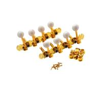 2 Pieces Mandolin Tuning Pegs Knobs Tuning Keys for 8 String Guitar Mandolin Golden