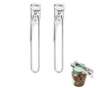 2 Pieces Manual Can Openers for Weak Hands Adjustable Rustproof Jar openers for Arthritis Stainless Steel Bottle Openers Bottle Opener Gripper Tool Kitchen Gadgets Accessories for Seniors Women