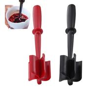 2 Pieces Meat Masher,Versatile Mince Meat Masher,Handheld Meat Chopper,Mince Masher, Ground Beef Masher Tool, Versatile Kitchen Tool for Hamburger Meat, Minced Meat, Butter, Potato(Black,Red)
