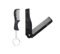 2 Pieces Men's Beard Combs Lightweight And Easy To Carry In Pocket Styling Accesories For Daily Or Business Use Mustache Comb