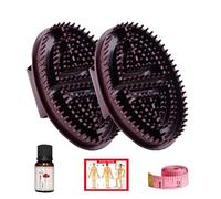 2 Pieces Meridian Brush Massage Brush, Beauty Salon Professional Custom MeridianBrush, AcupressureMeridianBrush, Full Body Relaxation Comb, 100mL