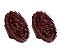 2 Pieces Meridian Massage Brush - Silicone Handheld Cellulite Remover Comb | Lightweight Ergonomic Body Meridian Brush | Full Body Relaxation Massager for Shower Home Care
