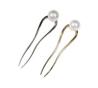 2 Pieces Metal U Shaped Hair Pins 4 inch Hair Sticks Vintage Hair Fork Pin for Thick Hair Bun French Twist Styling Updo Hairstyle and Hair Accessories for Women Girls