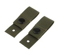 2 Pieces MICH M88 ACH Helmet Universal Goggle Retention Straps Fixing Band Green