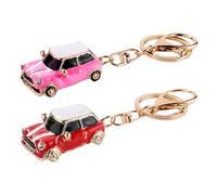 2 Pieces Mini Car Keychains, Vintage Car Keychains, Metal Model Keychains, Personalized Keychains, Gift Keychains for Boys