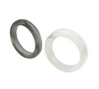 2 Pieces Minimalist Stacking Band-Rings Colorful Resin Set Acrylic Thin Band- Aesthetic Event Gift Resin