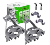 2 Pieces Mounting Bearings for Dishwasher Basket with the Original Code 00428344 428344 for Bosch for Gorenje for Siemens - Complete Set of 8 Parts - Warranty 5 Years - ONIX TECH