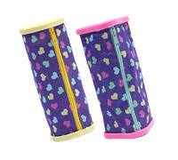 2 Pieces Multifunction Pencil Case for Kid Student Adult Large Capacity Pen Case Zippered Pen Pouches Travel Cosmetics Bag