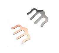 2 Pieces Music Book Holder for Sheet Music,Metal Sheet Clips, M Shape Metal Sheet Clips, for Sheet Music,Side Clips,Reading,Piano,Page Holder