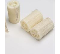 2 Pieces Natural Organic Silk Shower Sponge, 100% Egyptian Luffa Exfoliating Bath Sponge for Face Body Back, Eco-Friendly Biodegradable Loofah Sponge