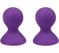 2 Pieces Nipple Suction Cups Corrector Nipple Pullers Breastfeeding Silicone Suckers for Flat Shy and Inverted Nipples Female Women