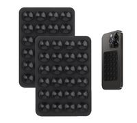 2 pieces Octobuddy,Sticky Phone Holder Suction Pad, Anti-Slip Silicone Base for Car Dashboard/Desk/Fitness Enthusiasts/Busy Moms