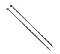 2 Pieces of 110V-115V 300-500W Heating Element,Compatible for DERNORD, Electric Oven Straight Pipe with Metal Sheet by Annealing SUS304(375W)