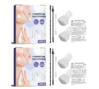 2 Pieces Of 80 Tablets Lift Face Stickers, Face Lifting Tape, Facelifting Stickers, Invisible Thin Face Stickers, Makeup Facelifting Tools For Face To Tighten The Skin