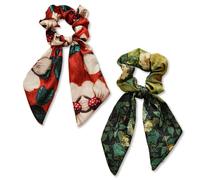 2 Pieces Of Bow Hair Ties, Retro Hair Ties, Elastic Hair Ties, Ponytail Hair Ties, Hair Accessories