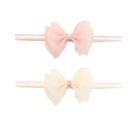 2 Pieces Of Bow Headbands, Chiffon Headbands, Children'S Hair Accessories, Cute Baby Girl Headbands, Clothing Accessories