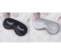 2 Pieces of Breathable Silk Eye Masks, 2 Pieces of Pink Sponge Earplugs, Comfortable Home Sleep Eye Masks, Relieve Fatigue, Noise Reduction and Sound Insulation Earplugs.