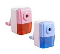 2 Pieces of Candy Colored Pen Sharpener, Pencil Sharpener, Manual Pen Sharpener, Children's Colored Pen Sharpener, Student Stationery, Gifts for Children.