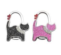 2 Pieces of Cat-Shaped Hooks, Creative Hooks, Portable Desktop Hooks, Bag Hooks, Travel Accessories