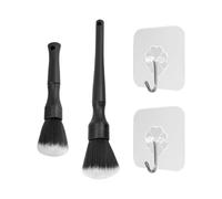 2 Pieces Of Cleaning Brush, 2 Hooks, Simple Dust Removal Brush, Car Beauty Supplies, Multi-Function Cleaning Brush, Household Supplies.