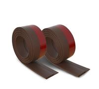 2 Pieces of Door Seam Strips, Bendable Multi-Function Door Bottom Seal Strips, Prevent Air Conditioning or Heating in The House from Leaking from Under The Door