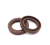 2 pieces of double lip caps FKM TC seals with garter springs, shaft diameter 12mm, outer diameter 22mm, thickness 4mm skeleton oil seals,FKM 12x22x4mm