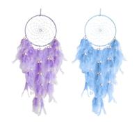 2 Pieces Of Dream Catcher Pendants, Feather Pendants, Creative Decorative Pendants, Room Decorations, Woven Crafts.