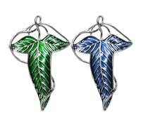 2 Pieces of Elven Leaf Brooches, Medieval Brooches, Women's Brooches, Personalized Brooches, Vintage Brooches, Perfect for Lord of the Rings Lovers and Hobbit Lovers