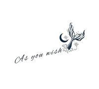 2 Pieces Of English Letter Juice Tattoo Stickers Waterproof Long-Lasting Herbal Semi-Permanent Stickers High-Grade