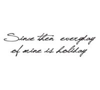 2 Pieces Of English Short Sentences Sexy Temptation Tattoo Stickers Waterproof Pattern Long-Lasting