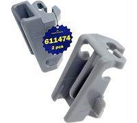 2 Pieces of Fixing Bearings for Dishwasher Basket with the Original Code 00611474 611474 Suitable for Bosch for Siemens for Balay for Constructa for Neff - Warranty 10 Years - MONTERAL