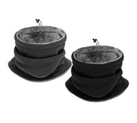 2 Pieces Of Fleece Masks, Adjustable Masks, Warm Masks, Windproof And Dustproof Masks, Multi-Functional Winter Masks, Suitable For Cycling, Skiing And Mountaineering