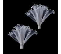 2 Pieces of Flower Wrapping Paper Lining, Bouquet Wrapping Paper, Mesh Flower Wrapping Paper, Flower Bags for Florists, Flower Shop Wrapping Paper, Florist Supplies (5 Yards)