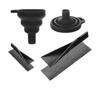 2 Pieces of Folding Measuring Spoon, 1 Piece of Folding Funnel, Three-in-One Measuring Spoon Tool, Creative and Novel Measuring Spoon, Outdoor Convenient Tableware, Kitchen Utensils